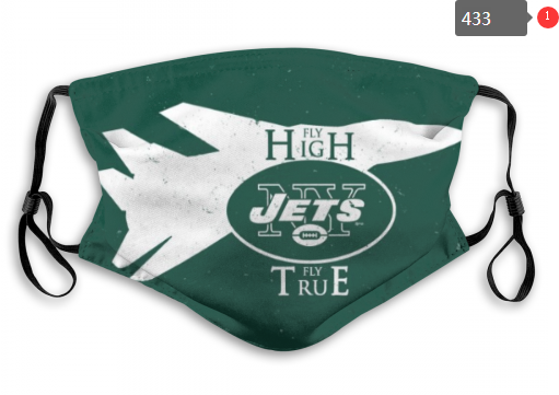 NFL New York Jets #3 Dust mask with filter->nfl dust mask->Sports Accessory